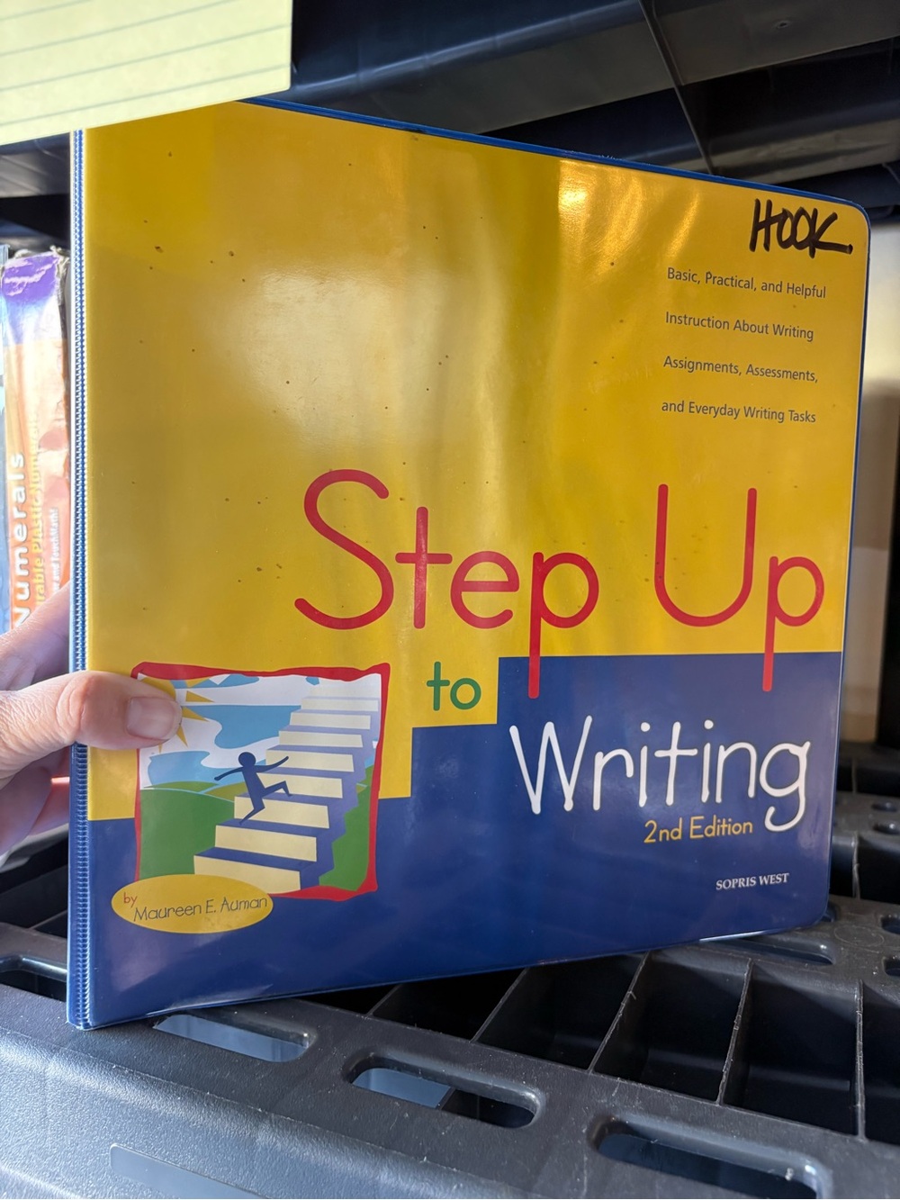 Step Up to Writing 2nd Edition - Yellow and Blue Educational Binder